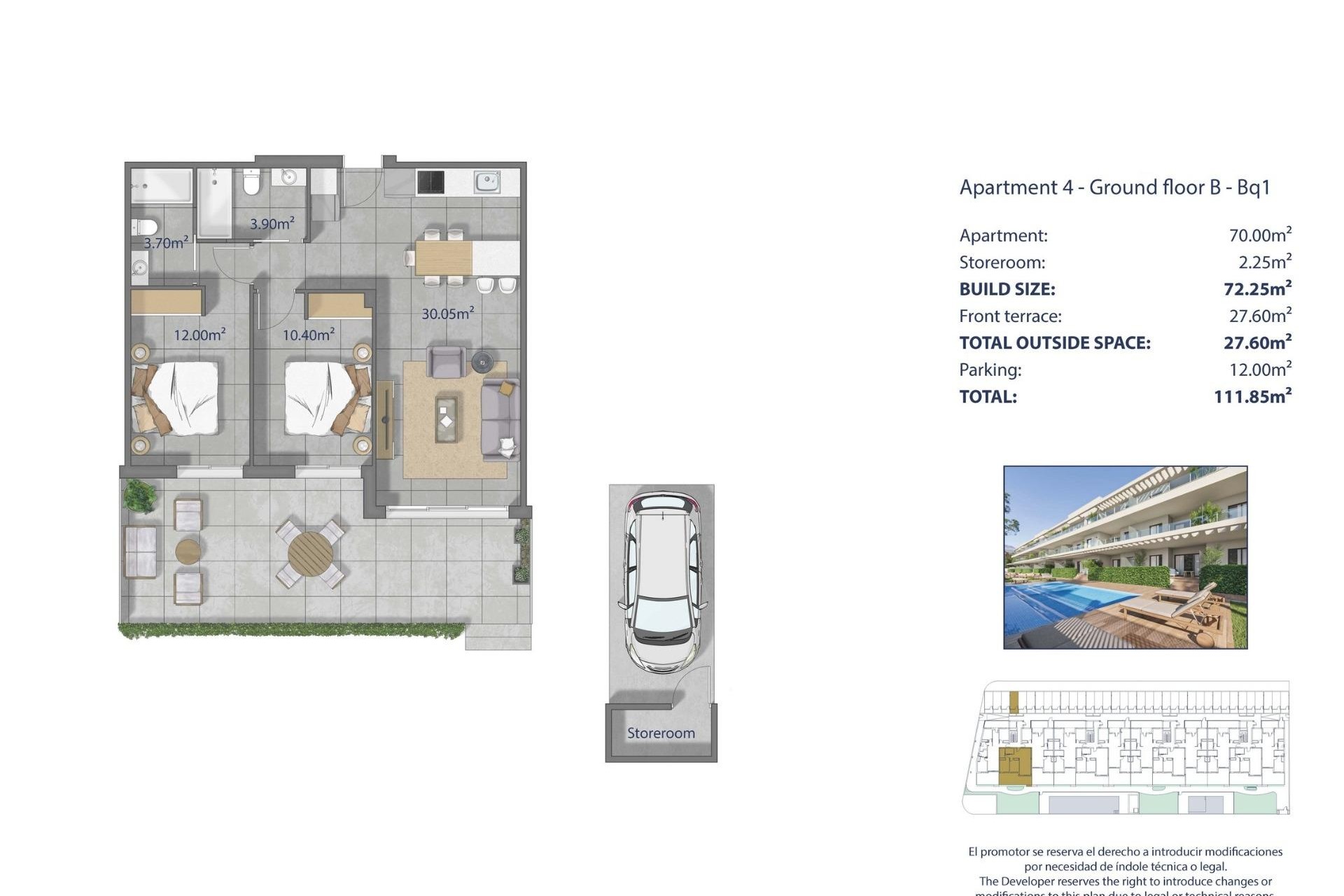 Nowy budynek - Apartment - Los Alcazares - Los Narejos
