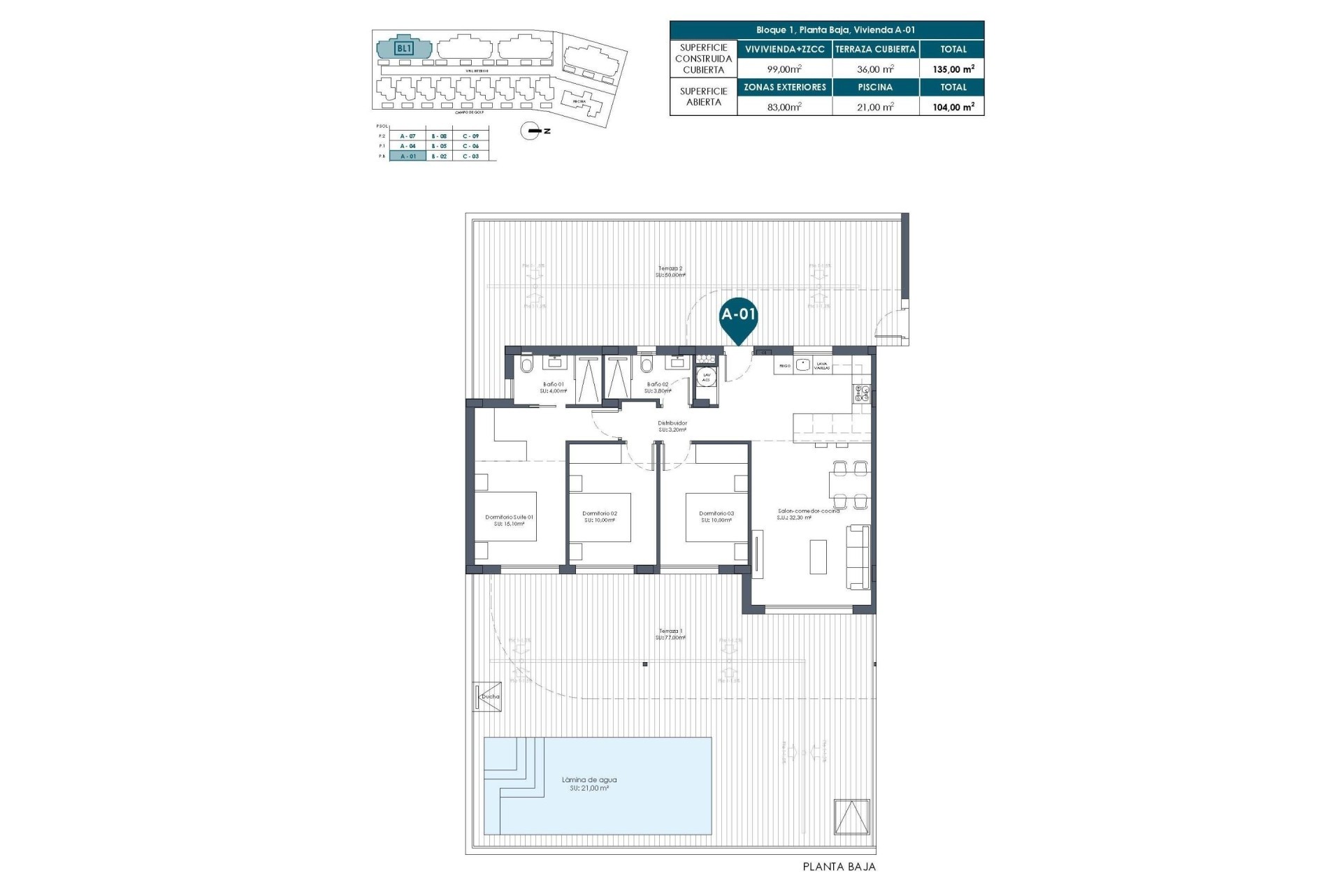 Nowy budynek - Apartment - Los Alcazares - Serena Golf