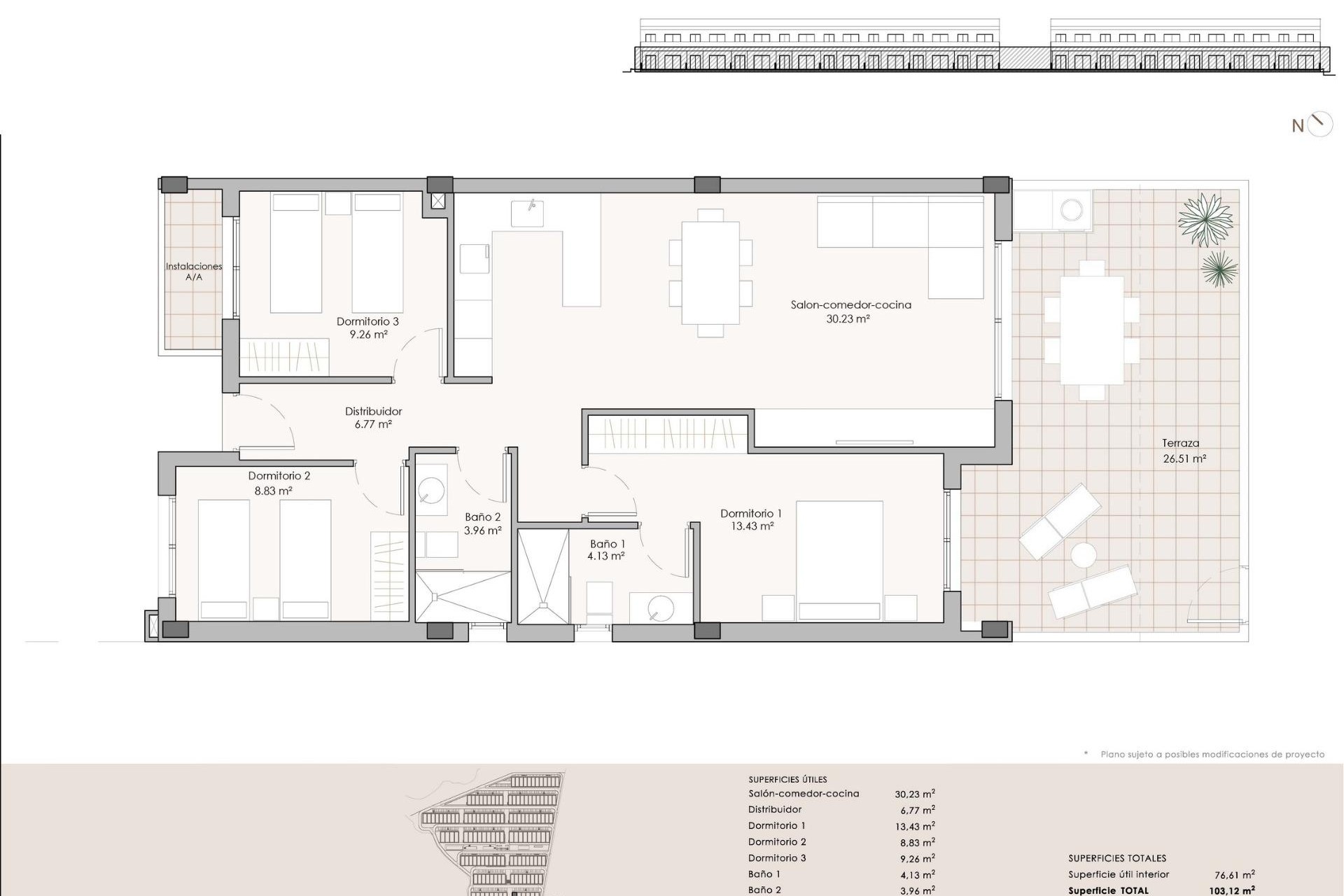 Nowy budynek - Apartment - Pulpi - Aguilón Golf