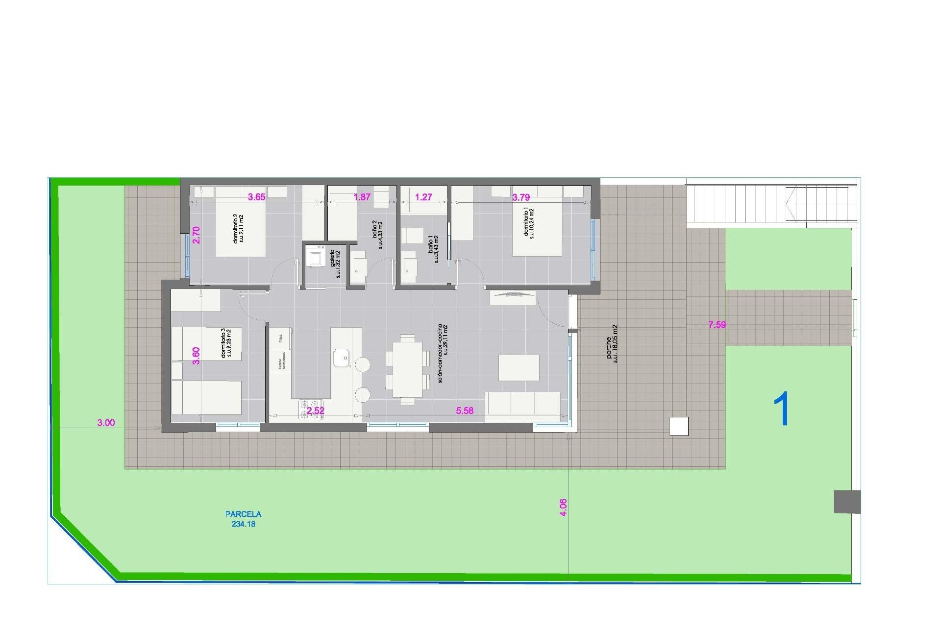 Nowy budynek - Bungalow - Pilar de la Horadada - pueblo
