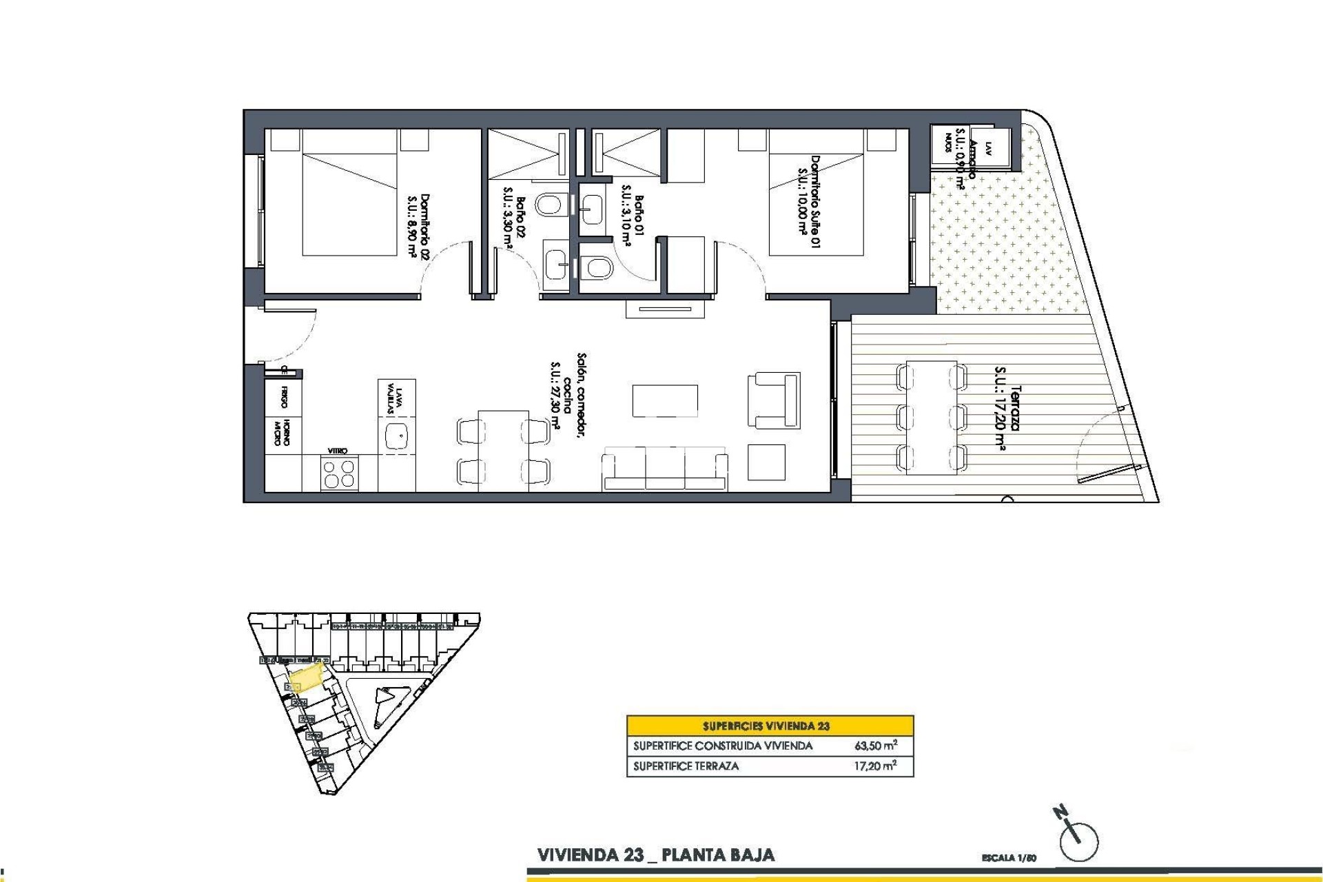 Nowy budynek - Bungalow - San Fulgencio - Pueblo