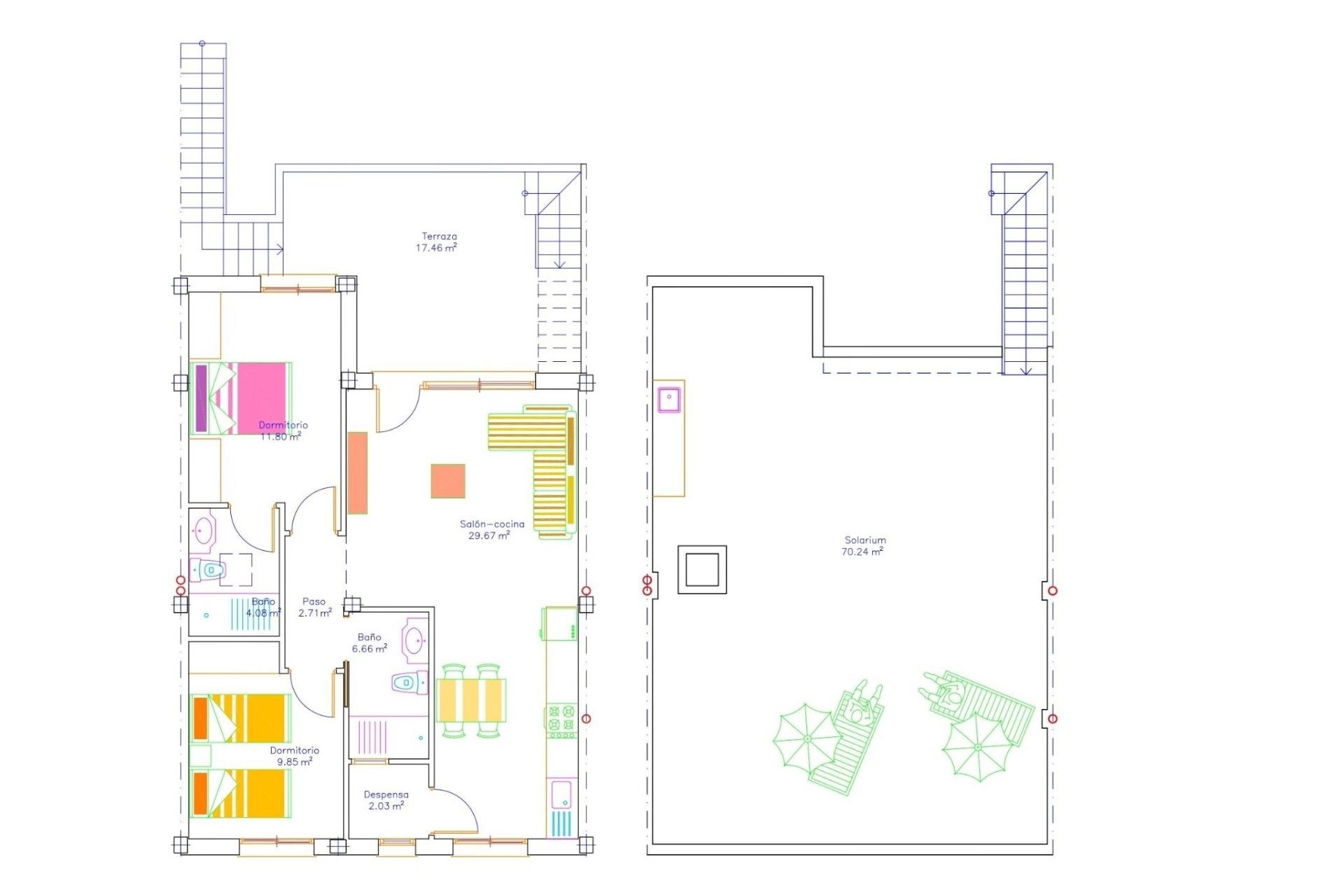 Nowy budynek - Bungalow - San Javier - pueblo