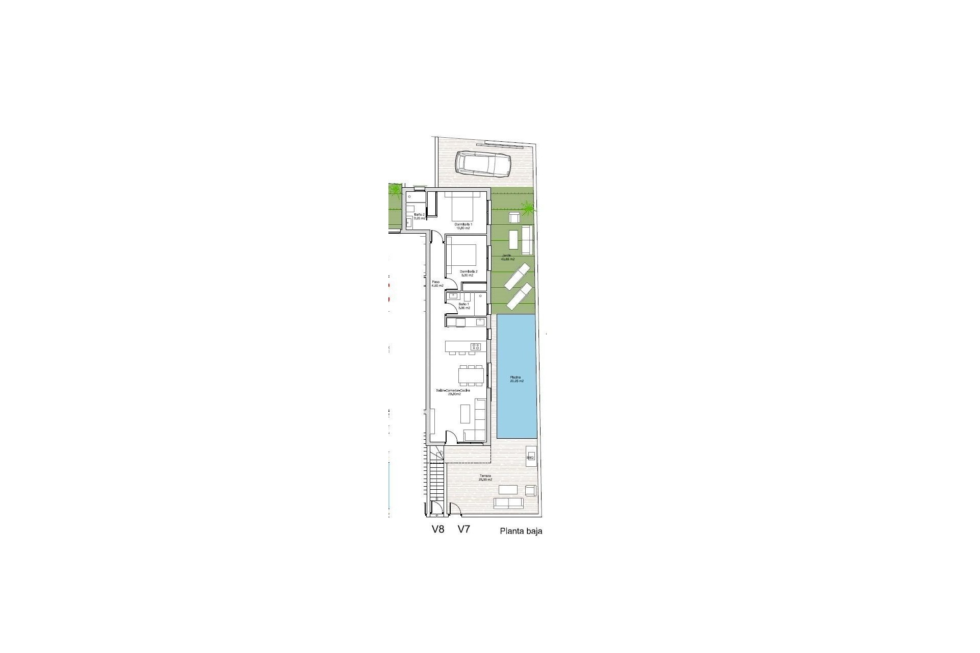 Nowy budynek - Bungalow - Santiago de la Ribera