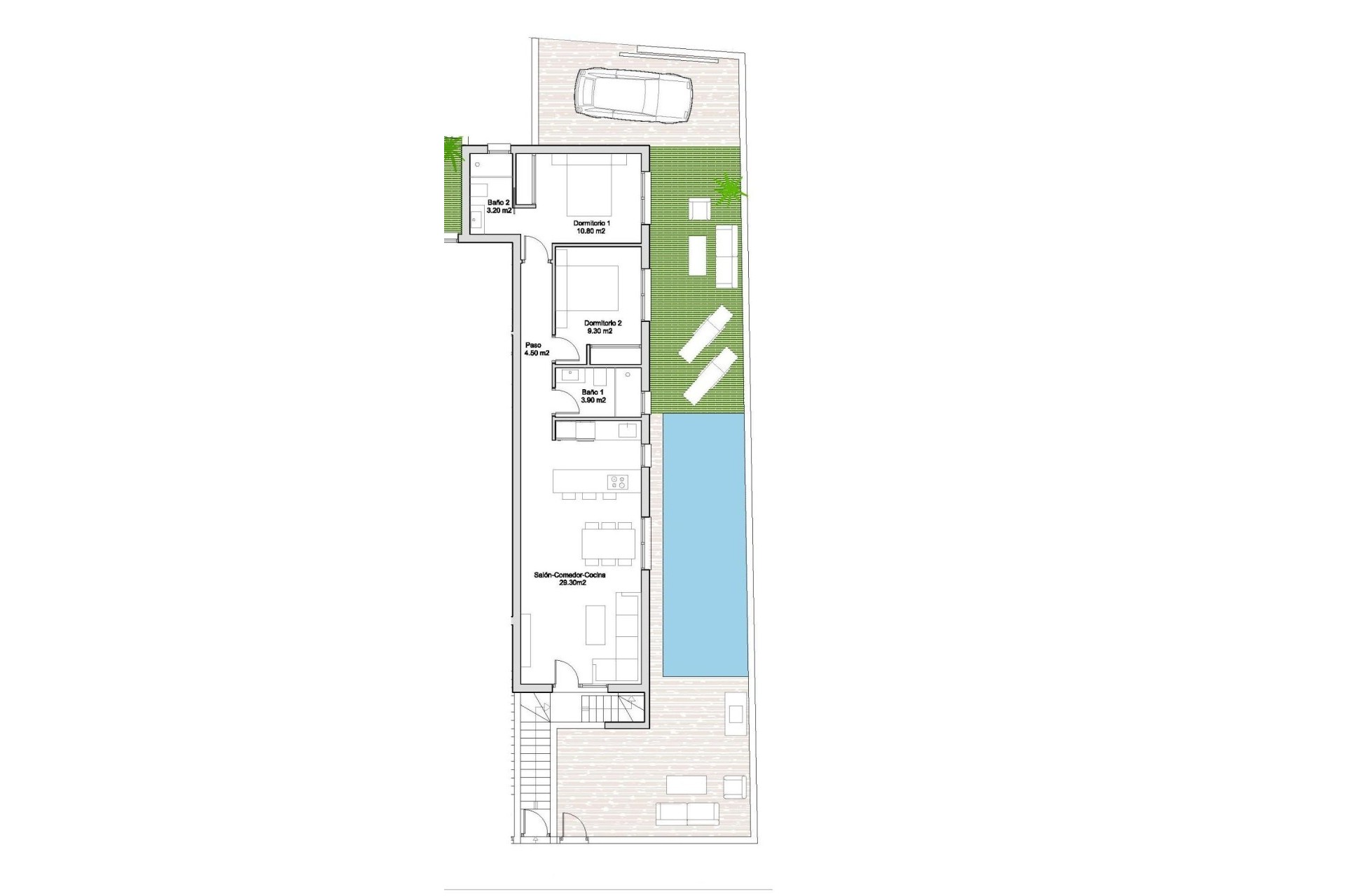 Nowy budynek - Bungalow - Santiago de la Ribera