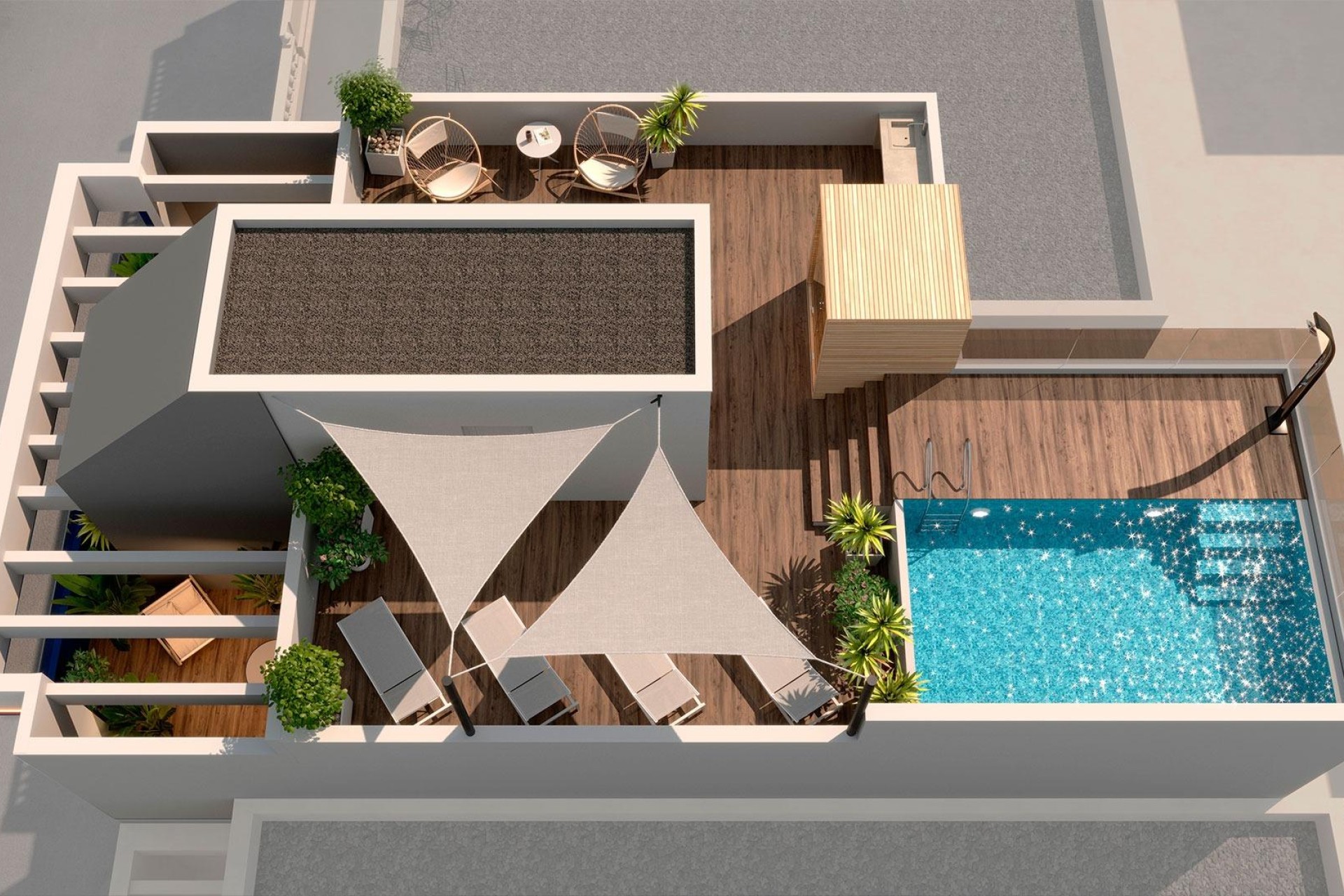 Nowy budynek - Daszek - Torrevieja - Playa del Acequión