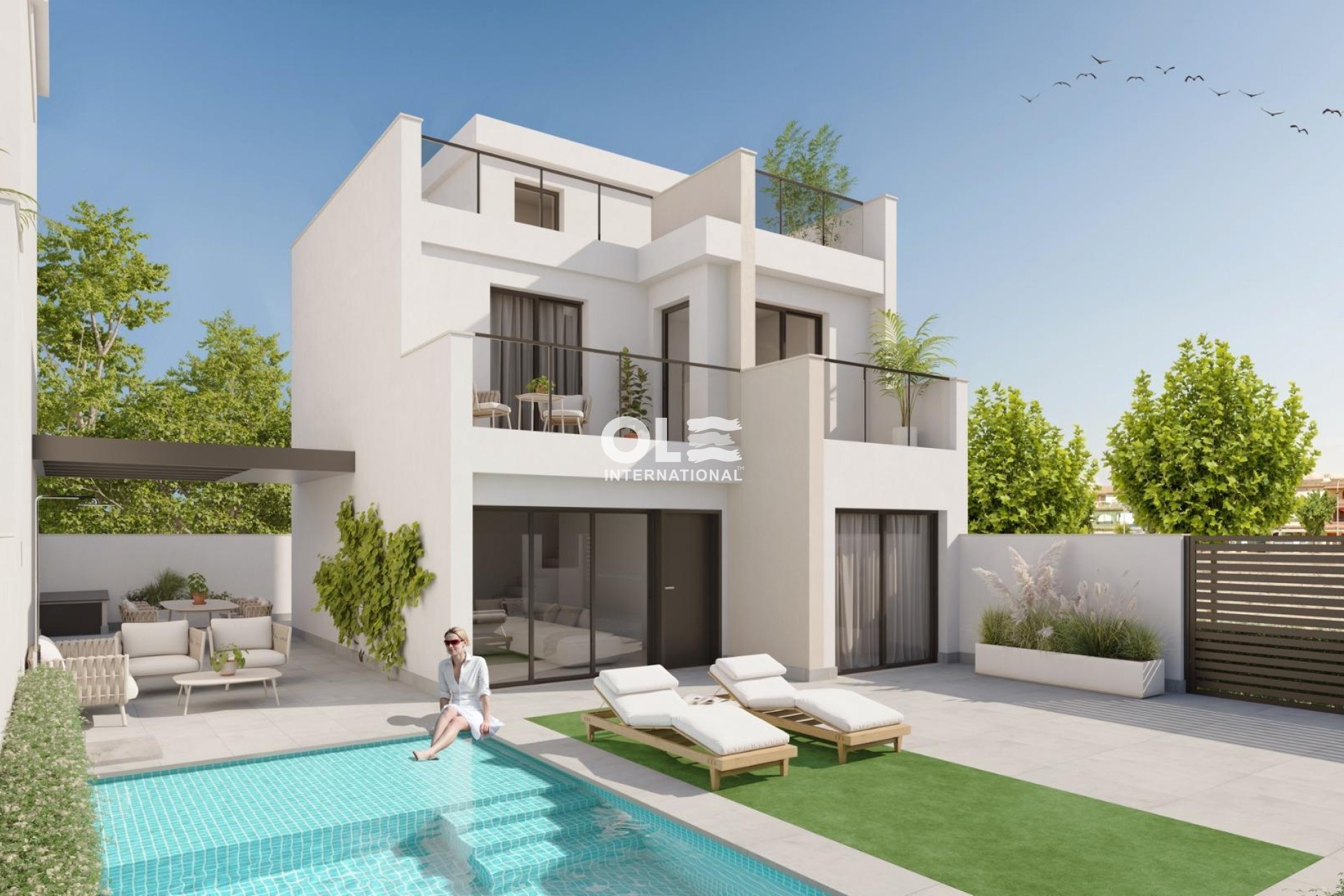Nowy budynek - Villa - Los Alcazares - Playa la Atascadera