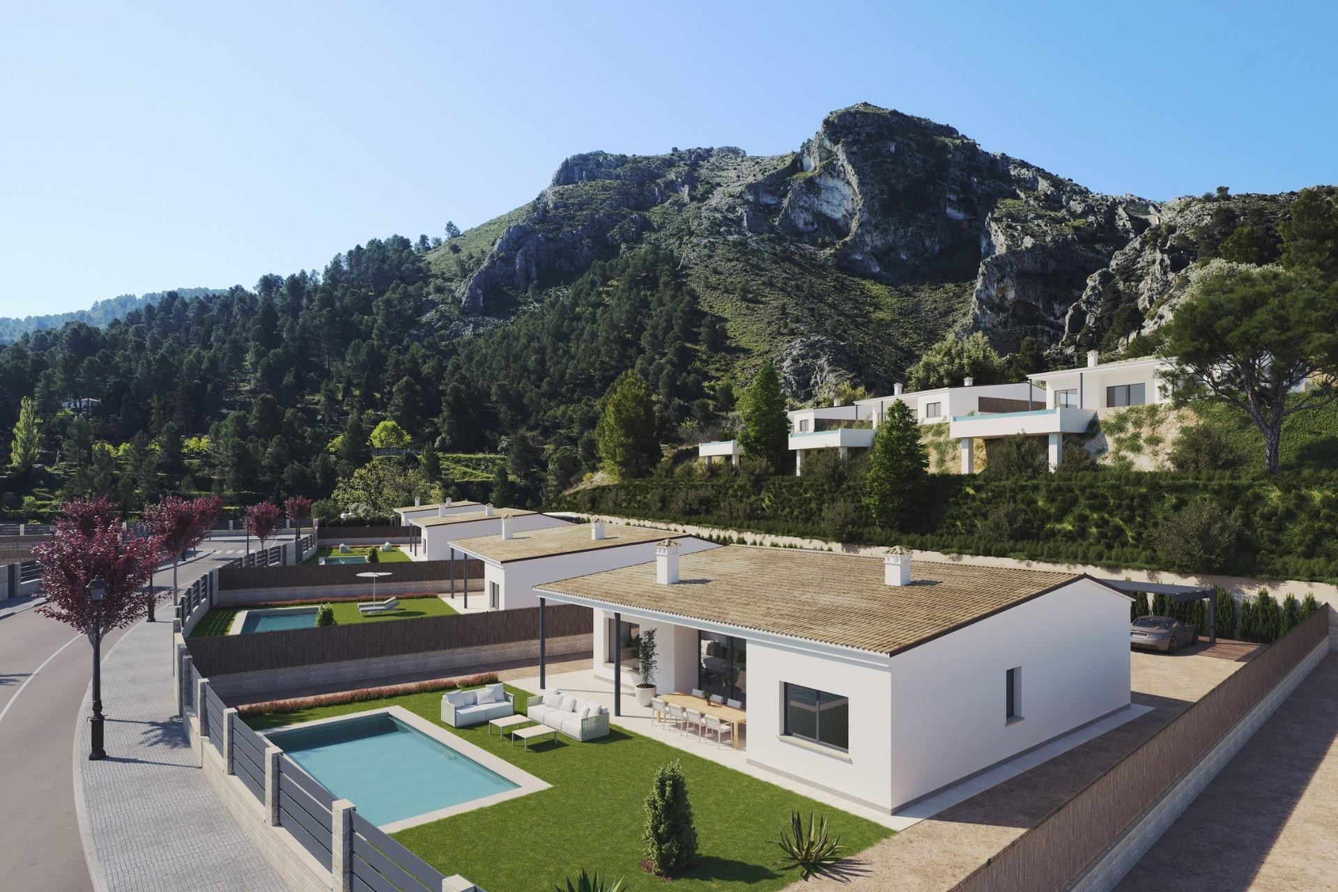 Nowy budynek - Villa - Penaguila - El Olivar