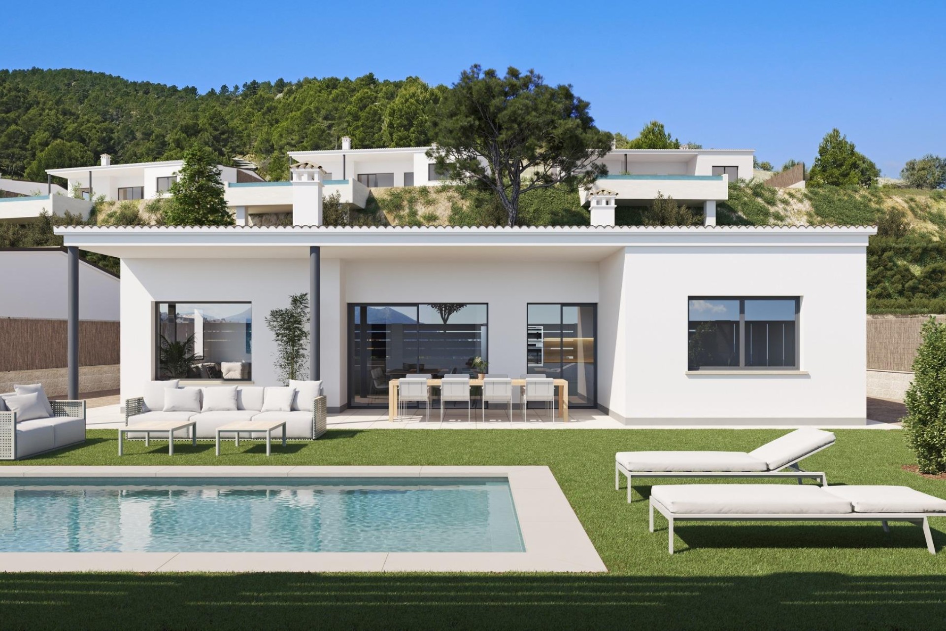 Nowy budynek - Villa - Penaguila - El Olivar