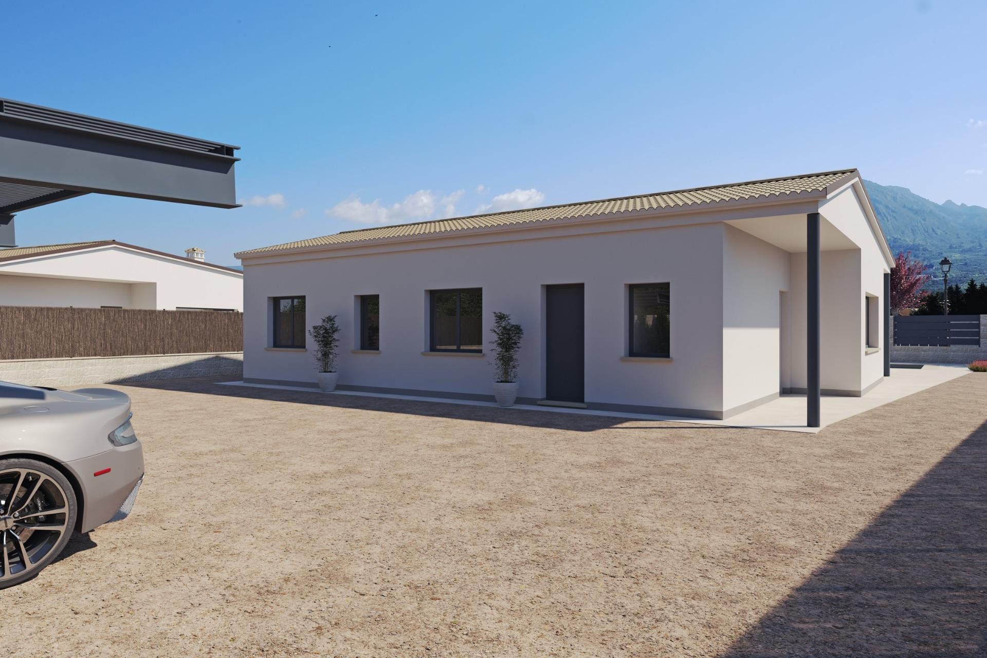 Nowy budynek - Villa - Penaguila - El Olivar