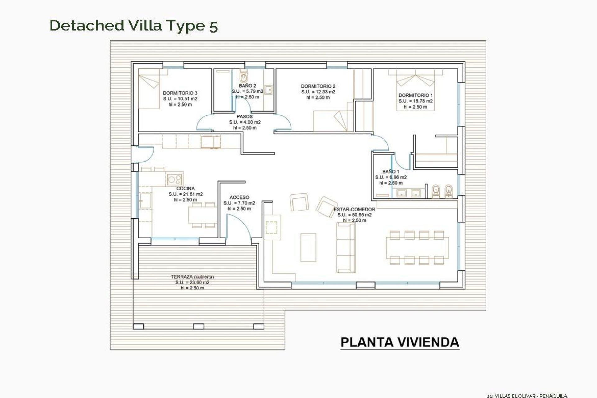 Nowy budynek - Villa - Penaguila - El Olivar