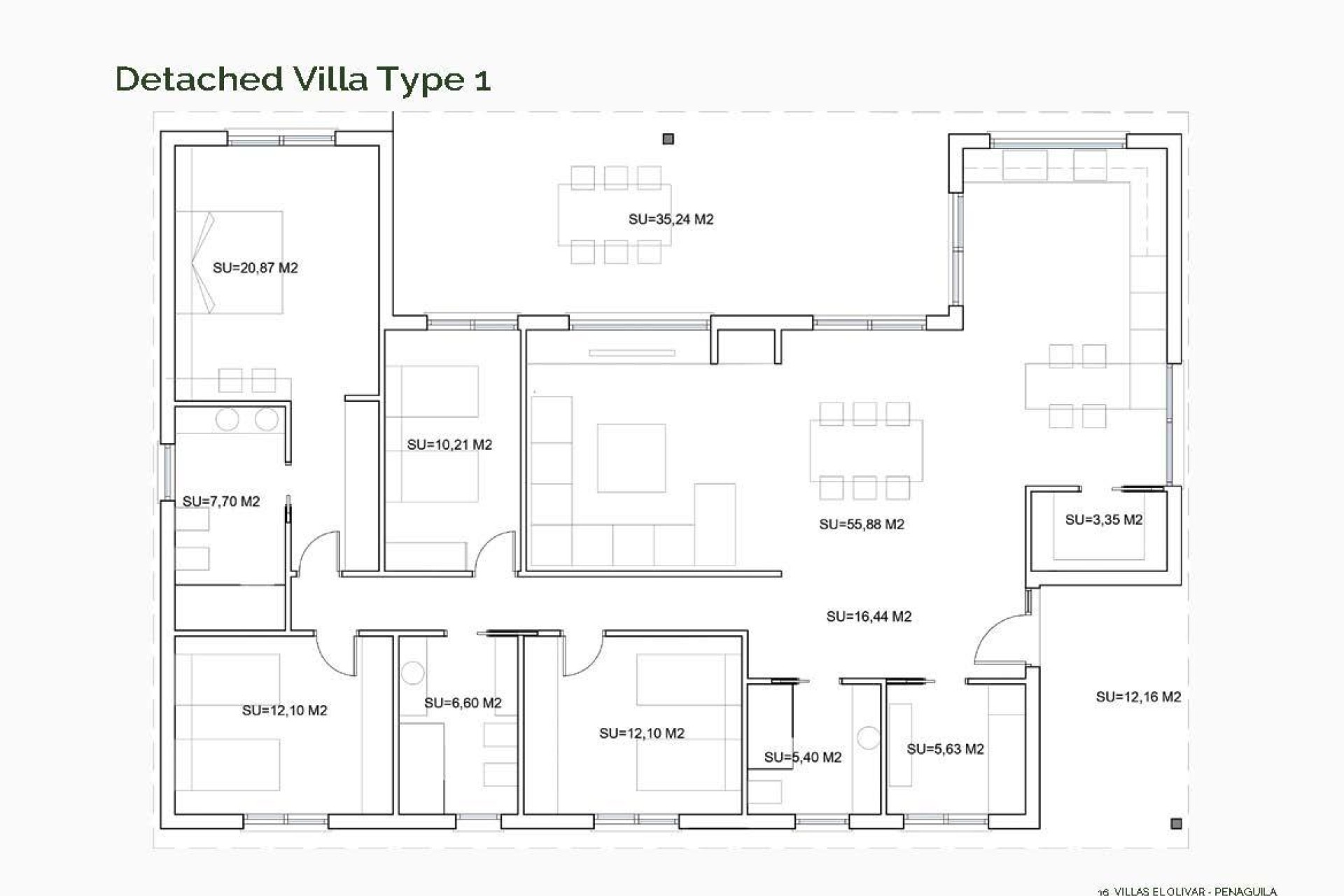 Nowy budynek - Villa - Penaguila - El Olivar