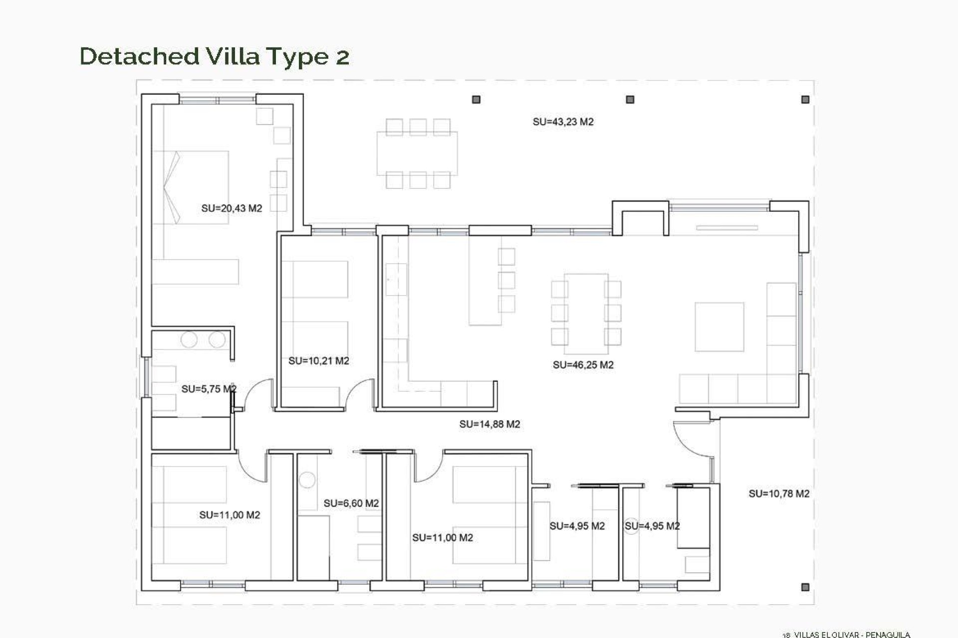 Nowy budynek - Villa - Penaguila - El Olivar