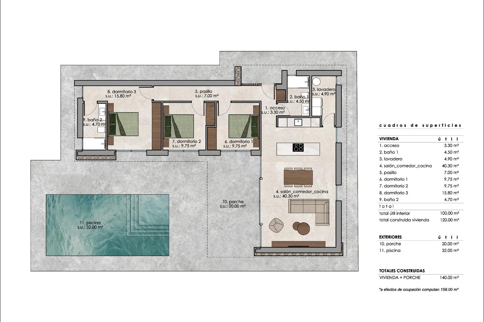 Nowy budynek - Villa - Pinoso - Lel