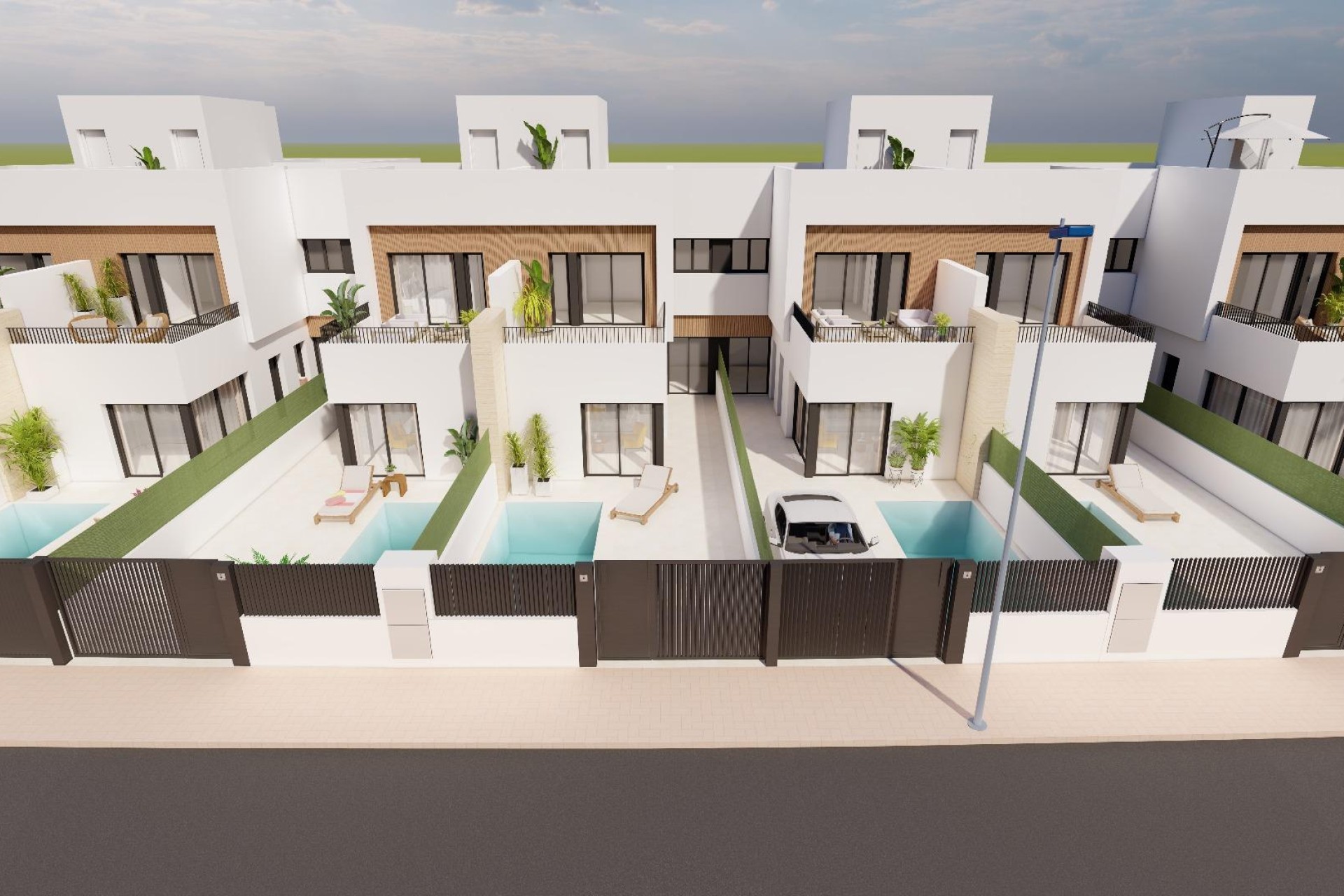 Nowy budynek - Villa - Santiago de la Ribera