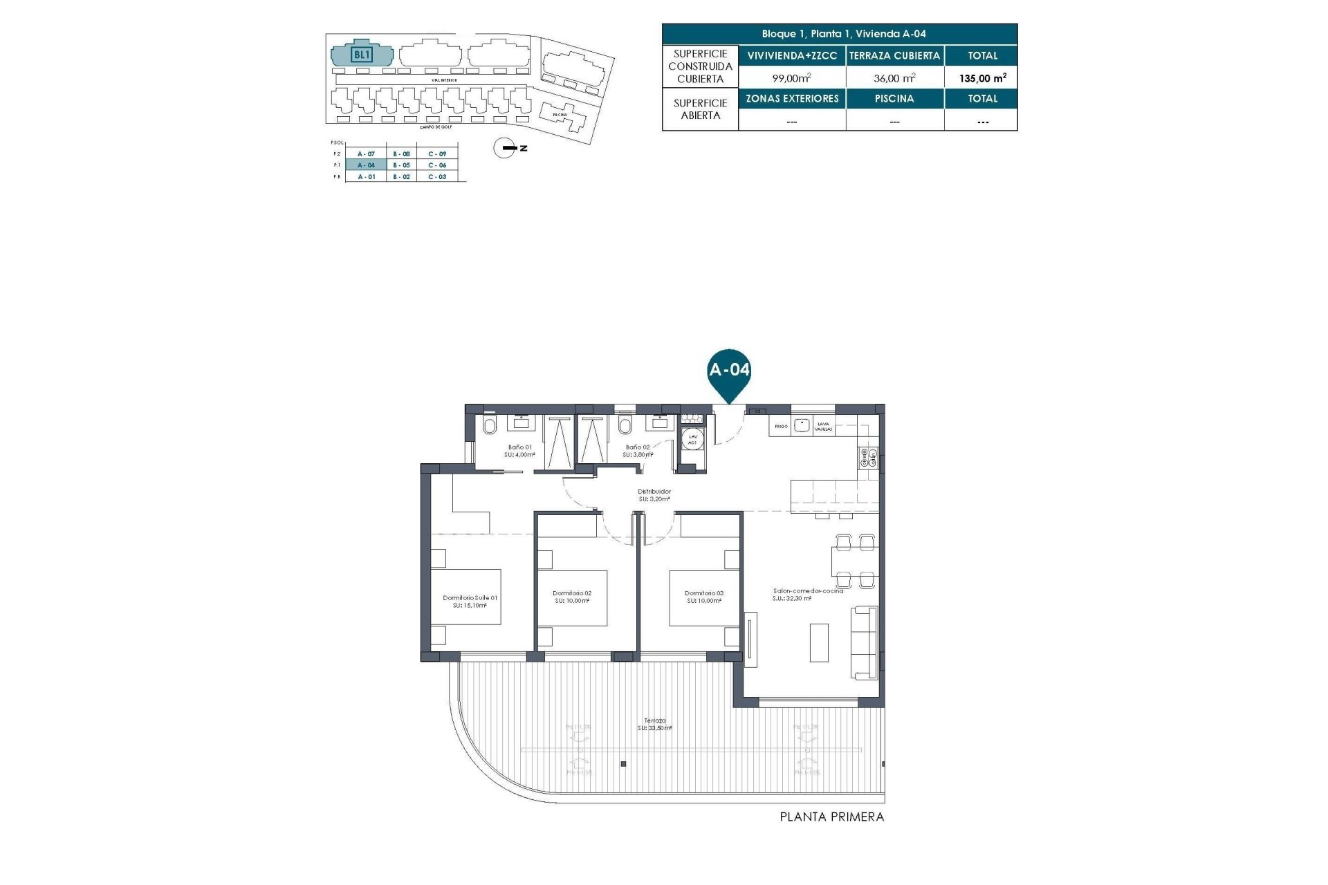 Obra nueva - Apartment - Los Alcazares - Serena Golf