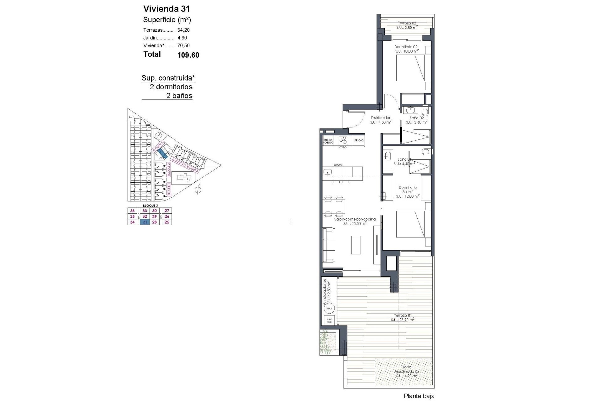 Obra nueva - Apartment - Los Alcazares - Serena Golf