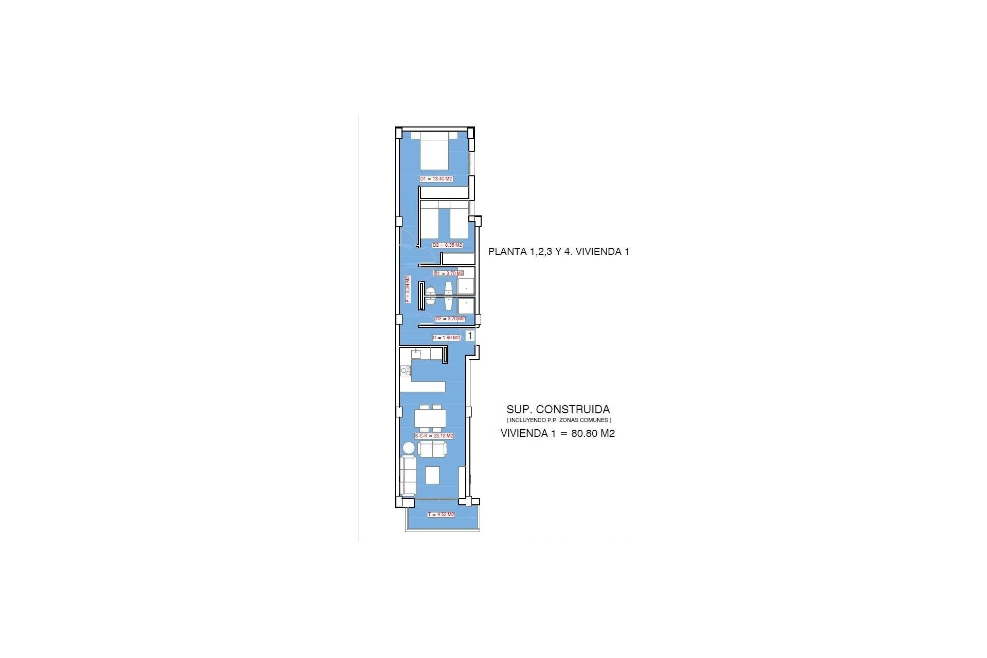 Obra nueva - Apartment - Torrevieja - Playa El Acequión