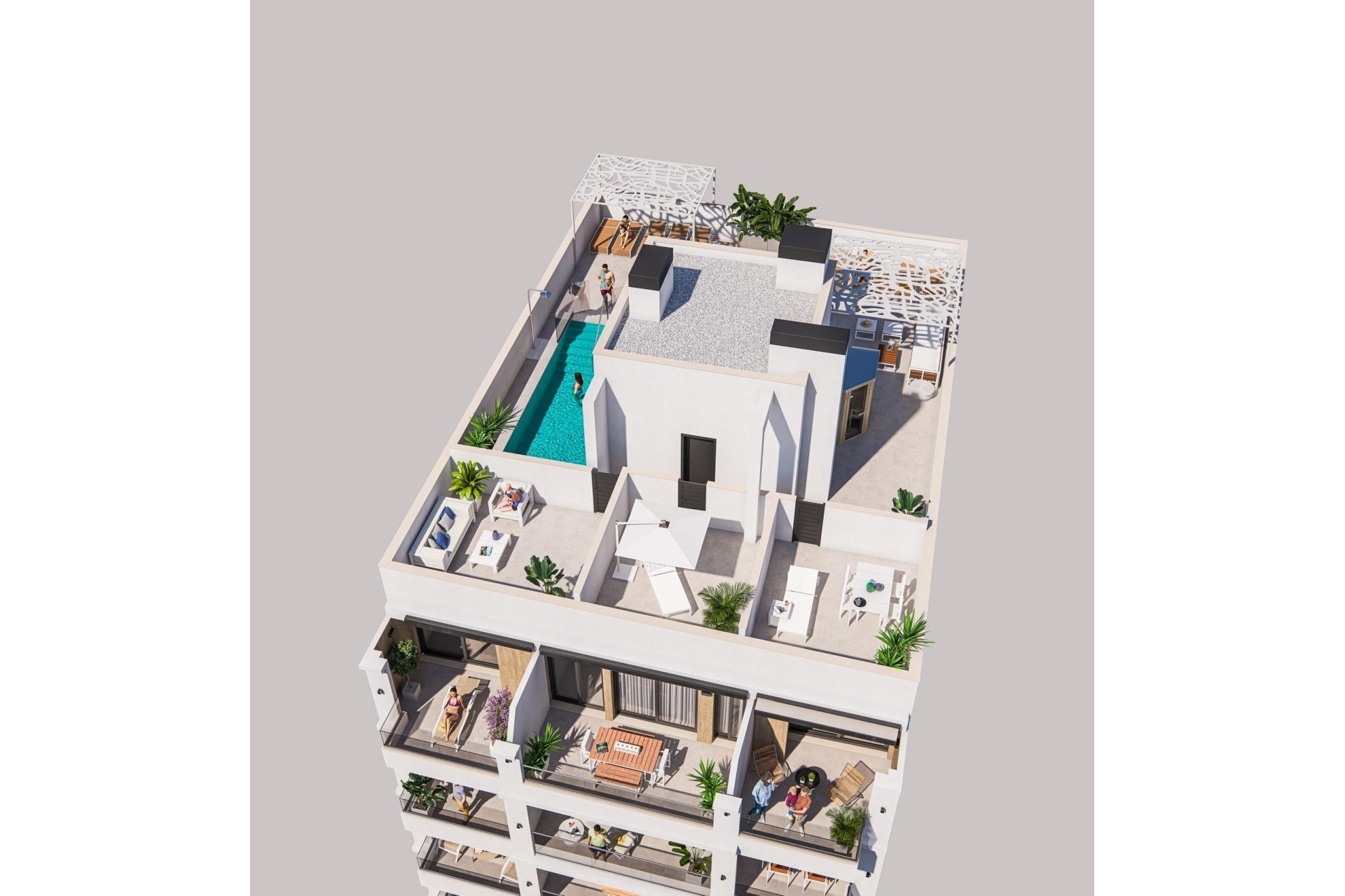Obra nueva - Ático - Torrevieja - Playa de El Cura