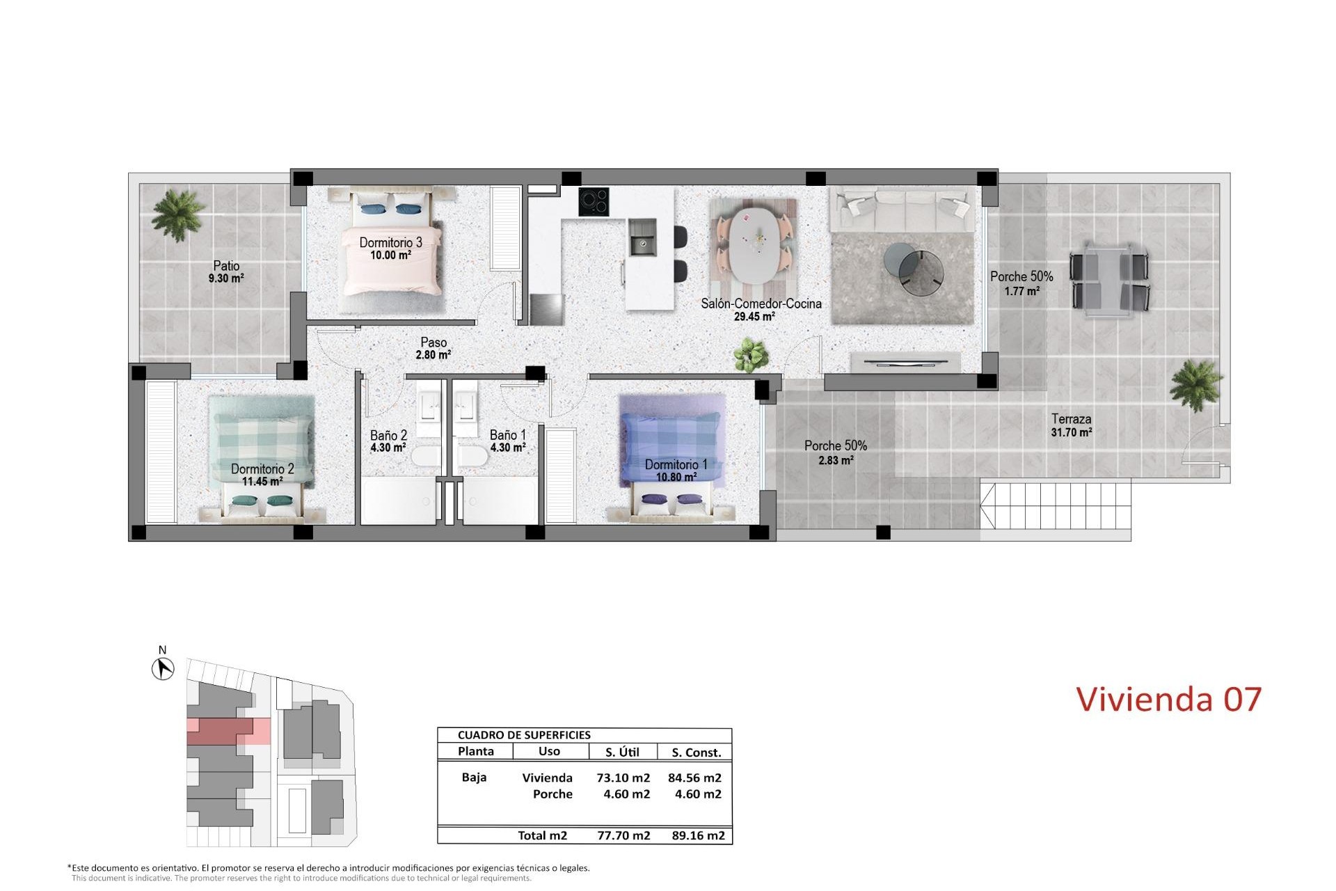Obra nueva - Bungalow - Pilar de la Horadada - pueblo