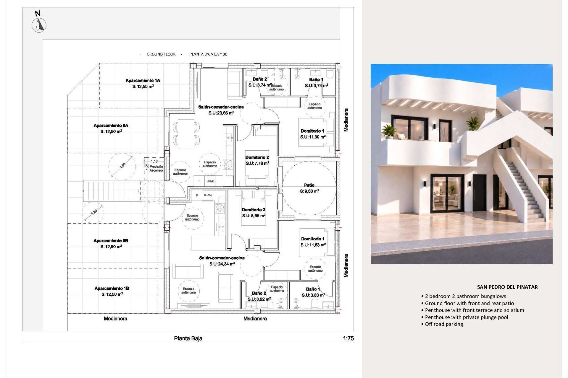 Obra nueva - Bungalow - San Pedro del Pinatar - Los Peñascos