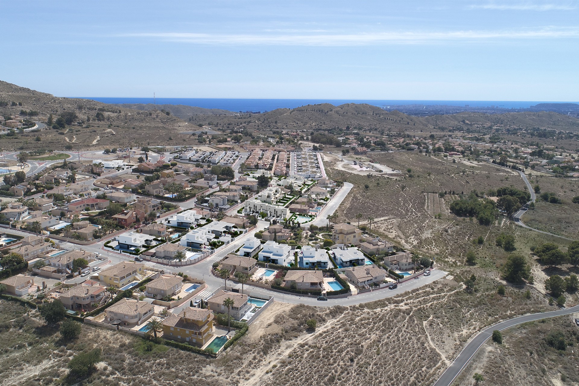 Obra nueva - Villa - Busot, zona Bonalba Golf (Alicante) - Spain