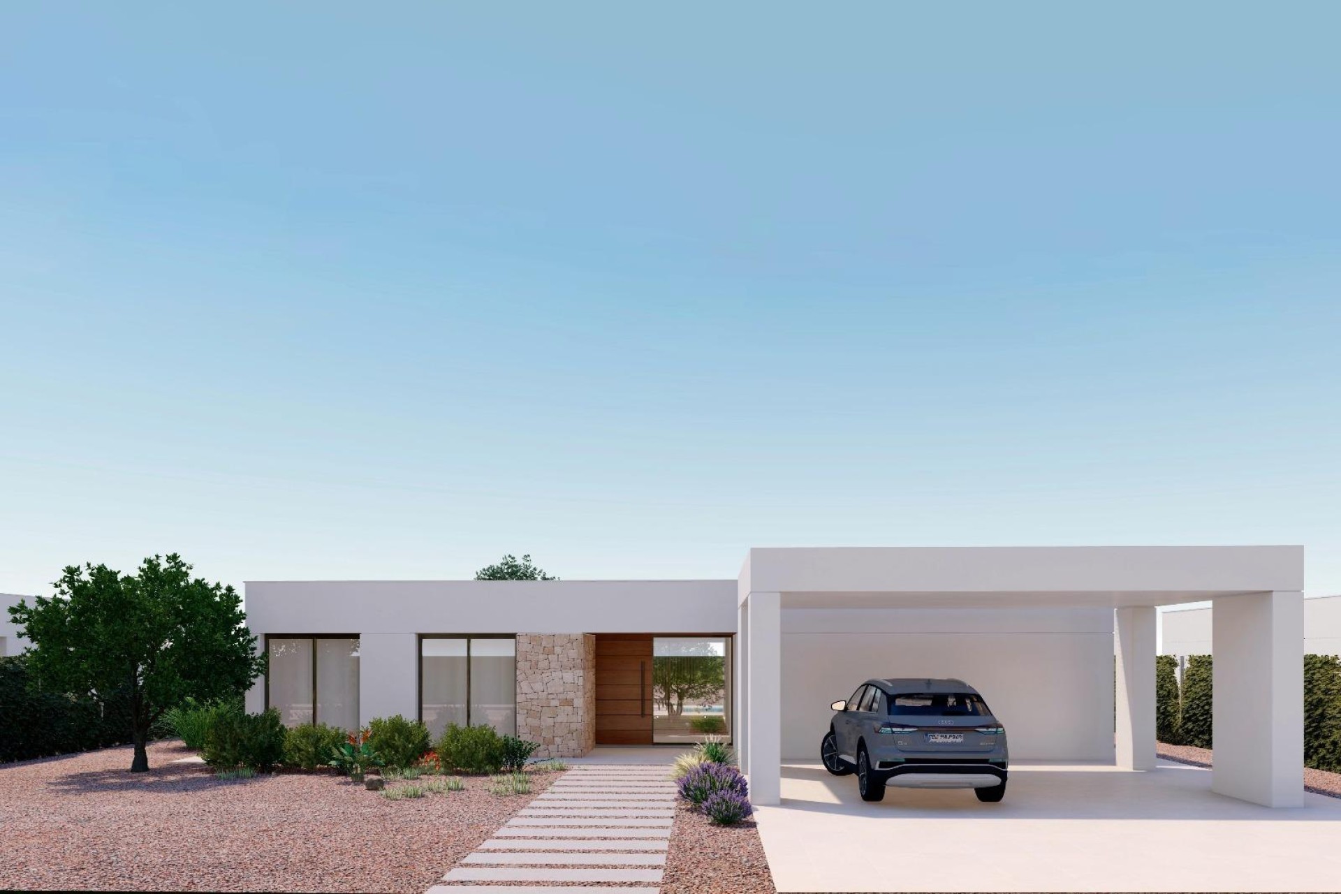 Obra nueva - Villa - Fuente Álamo - Hacienda del Alamo