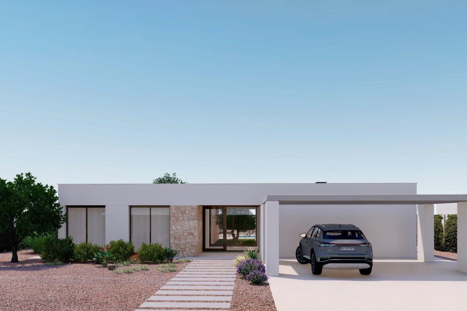 Obra nueva - Villa - Fuente Álamo - Hacienda del Alamo
