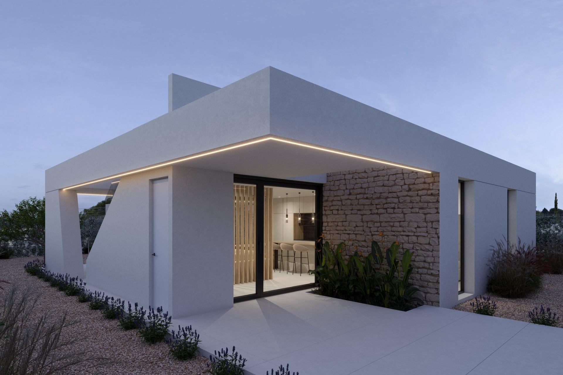 Obra nueva - Villa - Fuente Álamo - Hacienda del Alamo