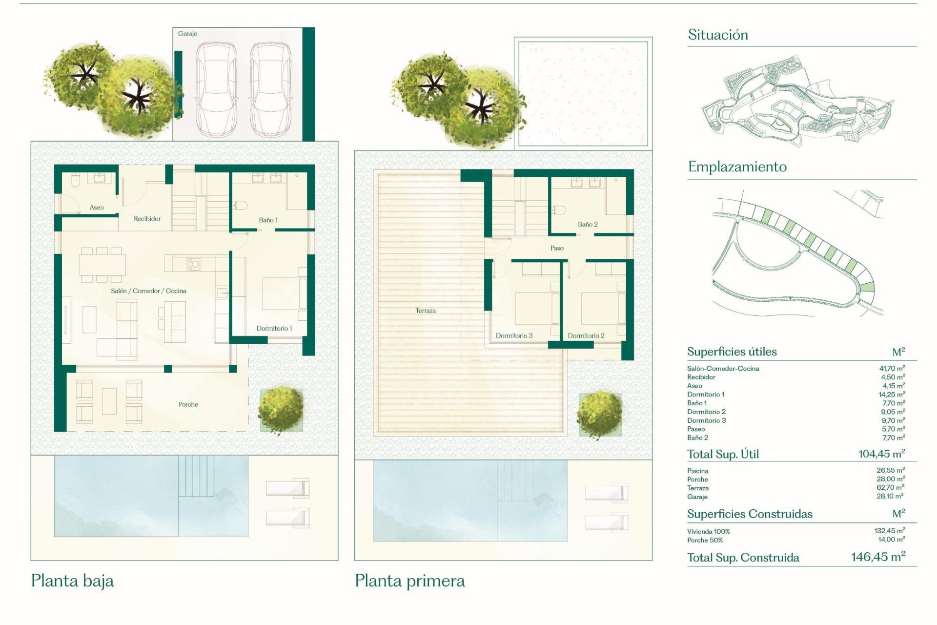 Obra nueva - Villa - Fuente Álamo - Hacienda del Alamo