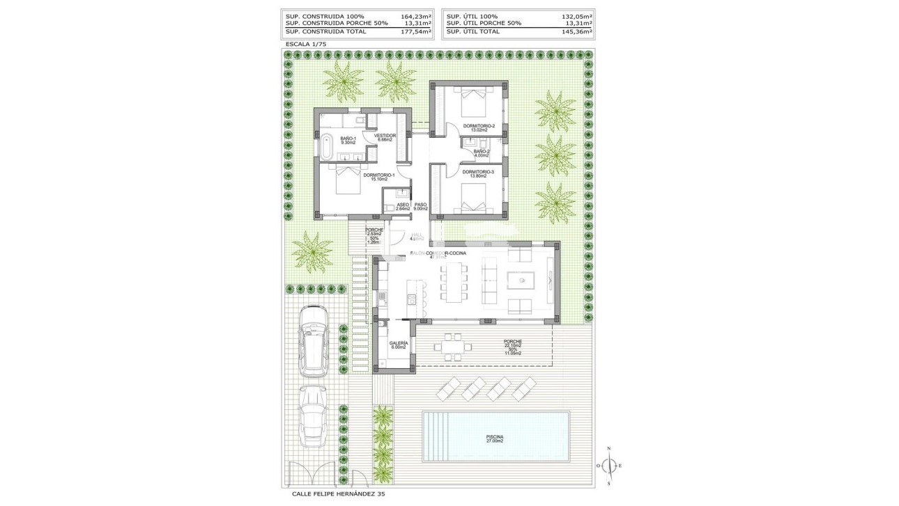 Новое здание - Villa - Benijofar - Polideportivo