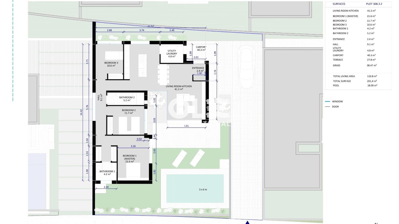 Новое здание - Villa - Baños y Mendigo - Altaona Golf