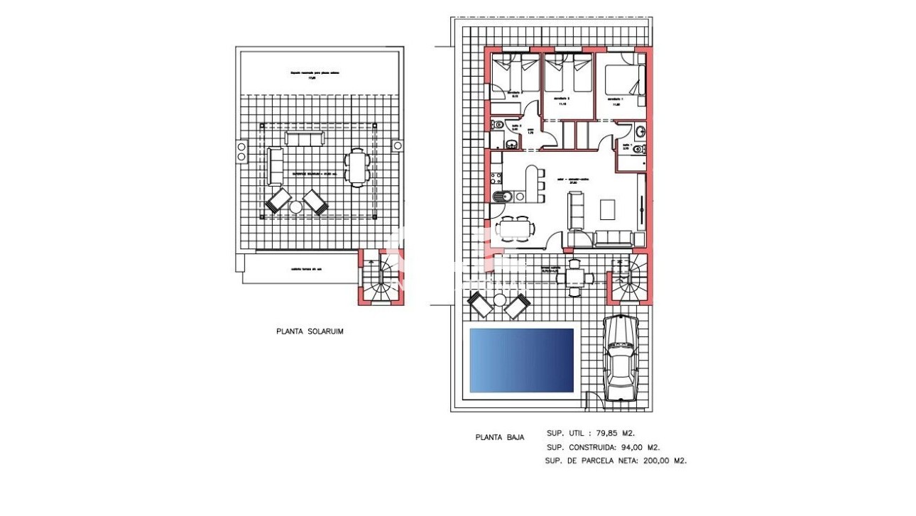 Новое здание - Villa - Fuente Álamo - La Pinilla