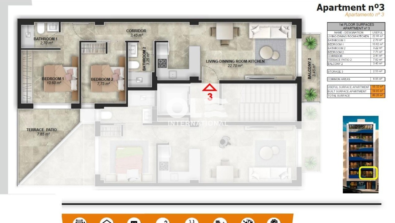 Новое здание - Apartment - Torrevieja - Playa del Acequión