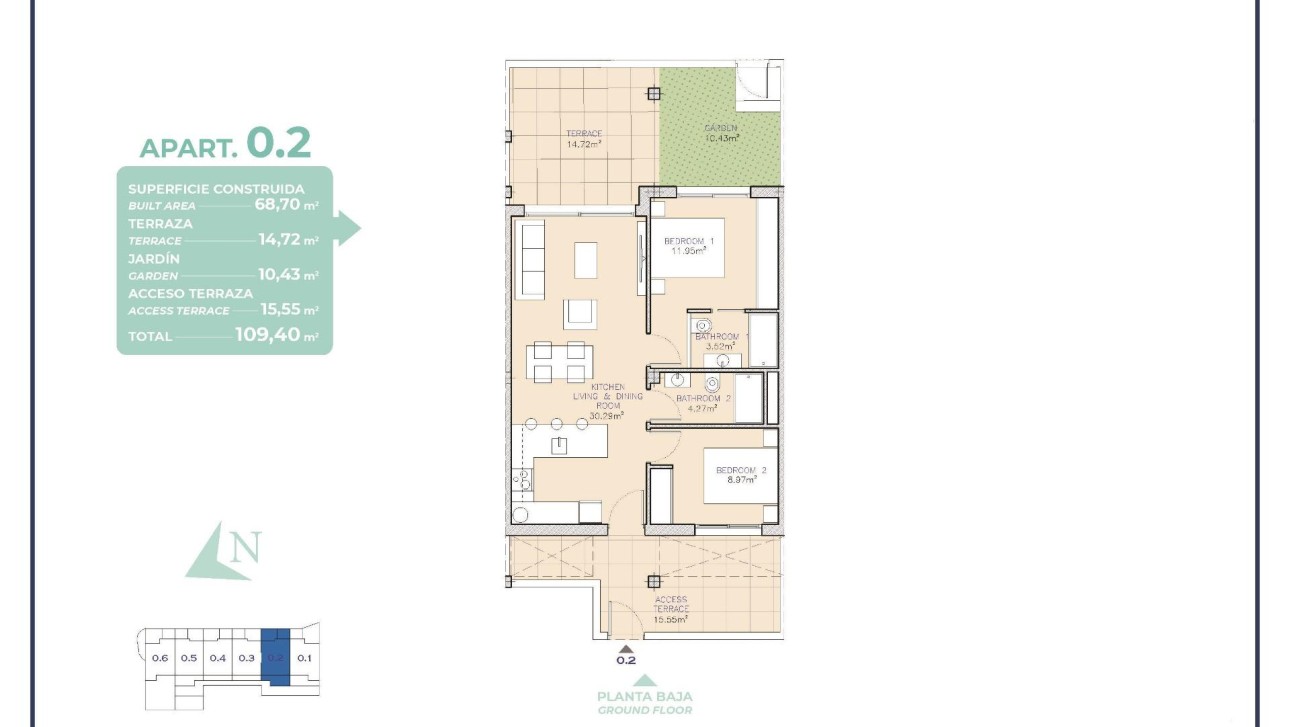 New Build - Apartment - Los Alcazares - Serena Golf