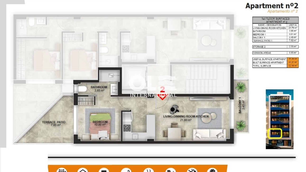 Новое здание - Apartment - Torrevieja - Playa del Acequión