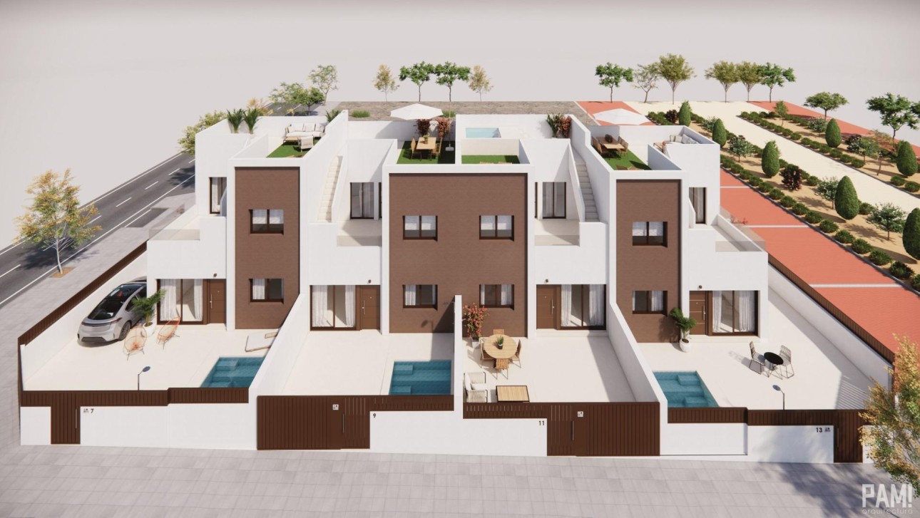 Nieuwbouw Woningen - Herenhuis - Pilar de la Horadada - Barrio los Segundas
