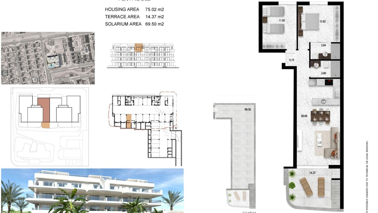 Новое здание - Пентхаус - Orihuela Costa - Lomas de Cabo Roig