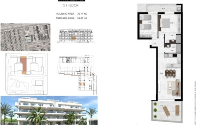 Новое здание - Apartment - Orihuela Costa - Lomas de Cabo Roig