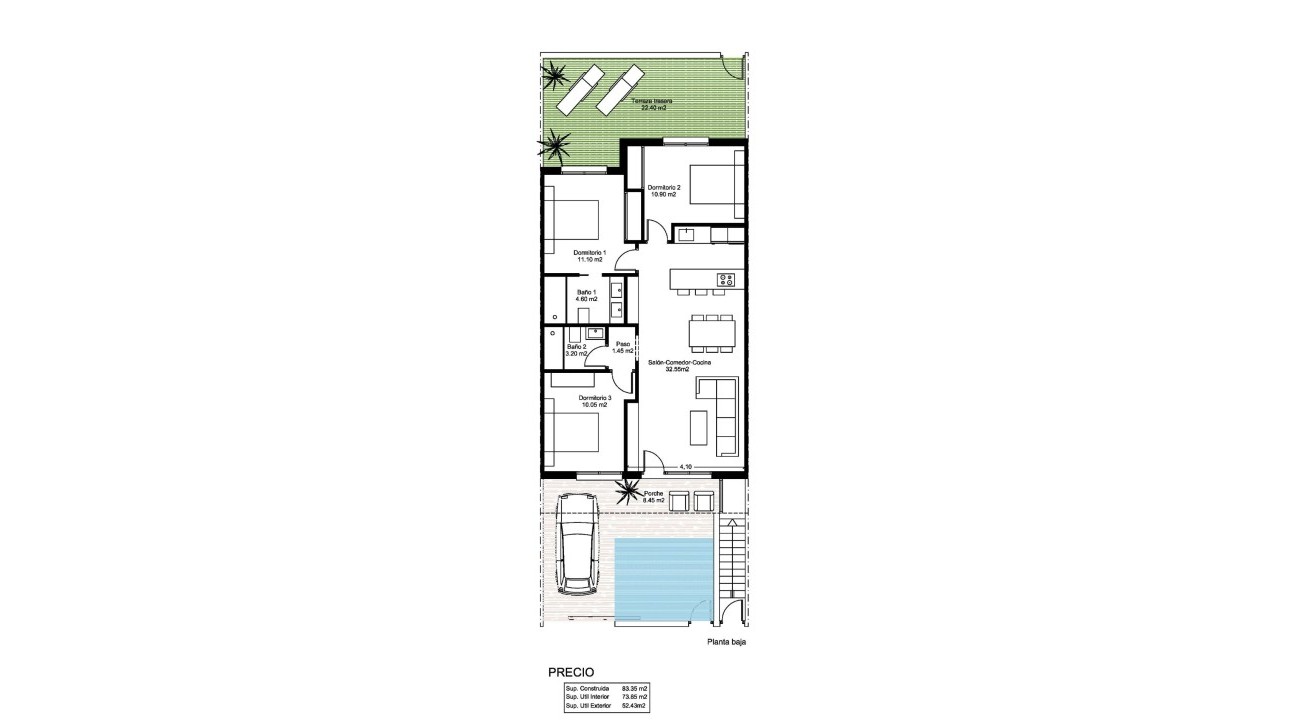 New Build - Bungalow - Santiago de la Ribera