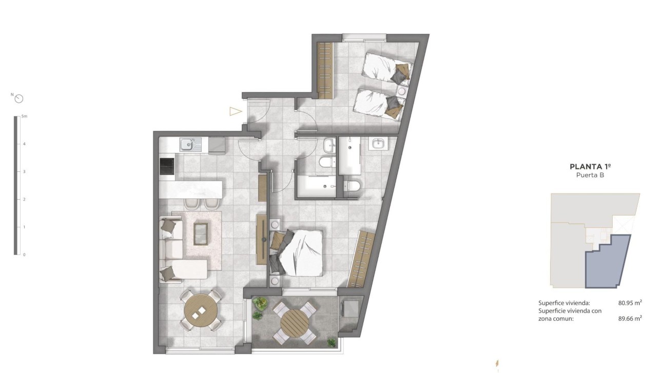 New Build - Apartment - Guardamar del Segura - Pueblo