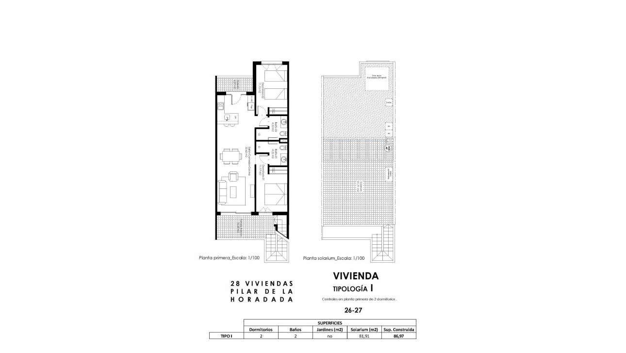 New Build - Bungalow - Pilar de la Horadada - pueblo