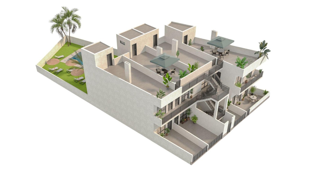 Nieuwbouw Woningen - Bungalow - Hondón de las Nieves - La Canalosa