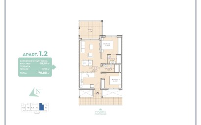 New Build - Apartment - Los Alcazares - Serena Golf