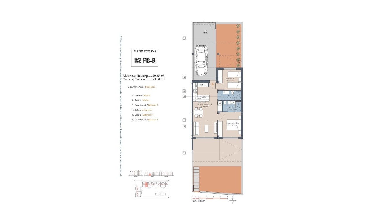 New Build - Bungalow - Los Alcazares - Serena Golf
