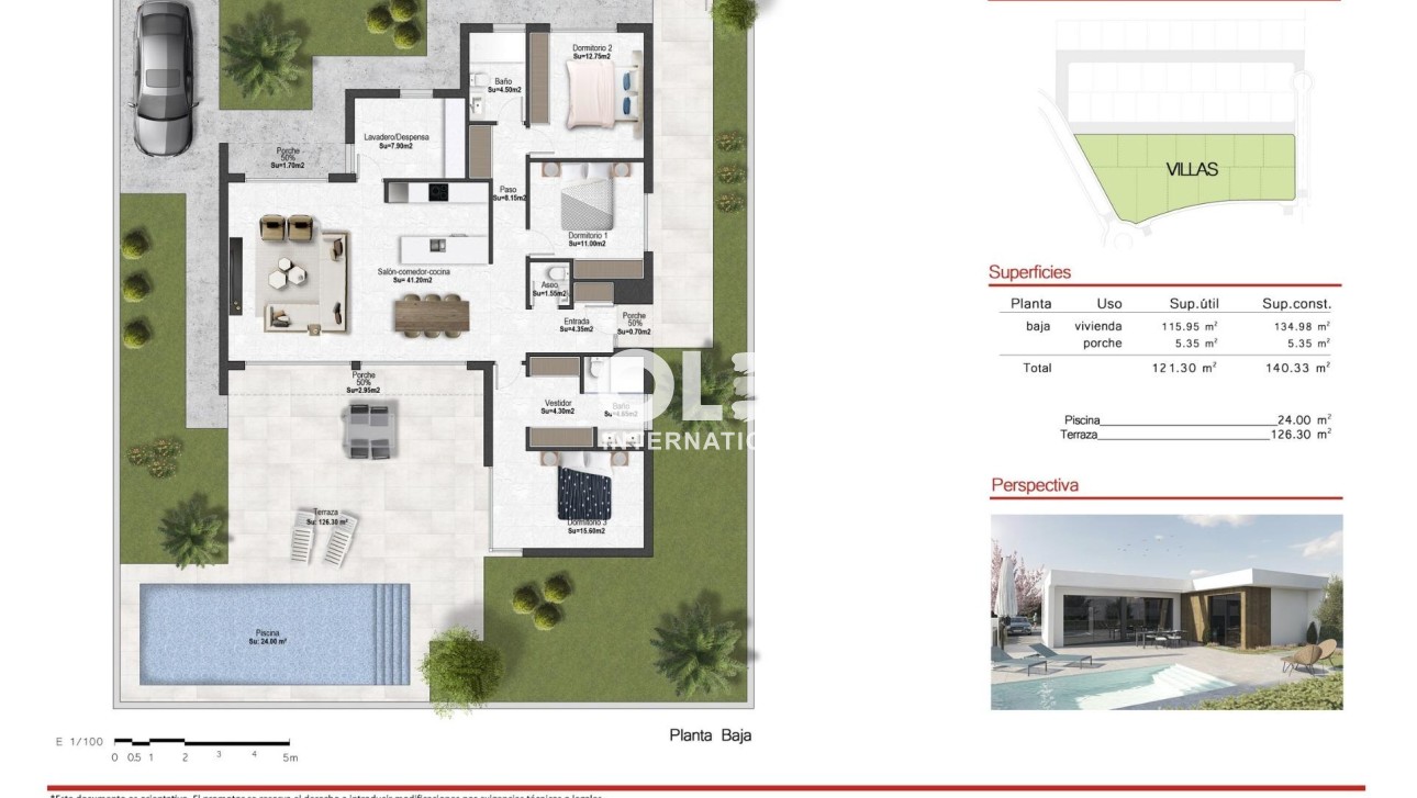 Новое здание - Villa - Baños y Mendigo - Altaona Golf