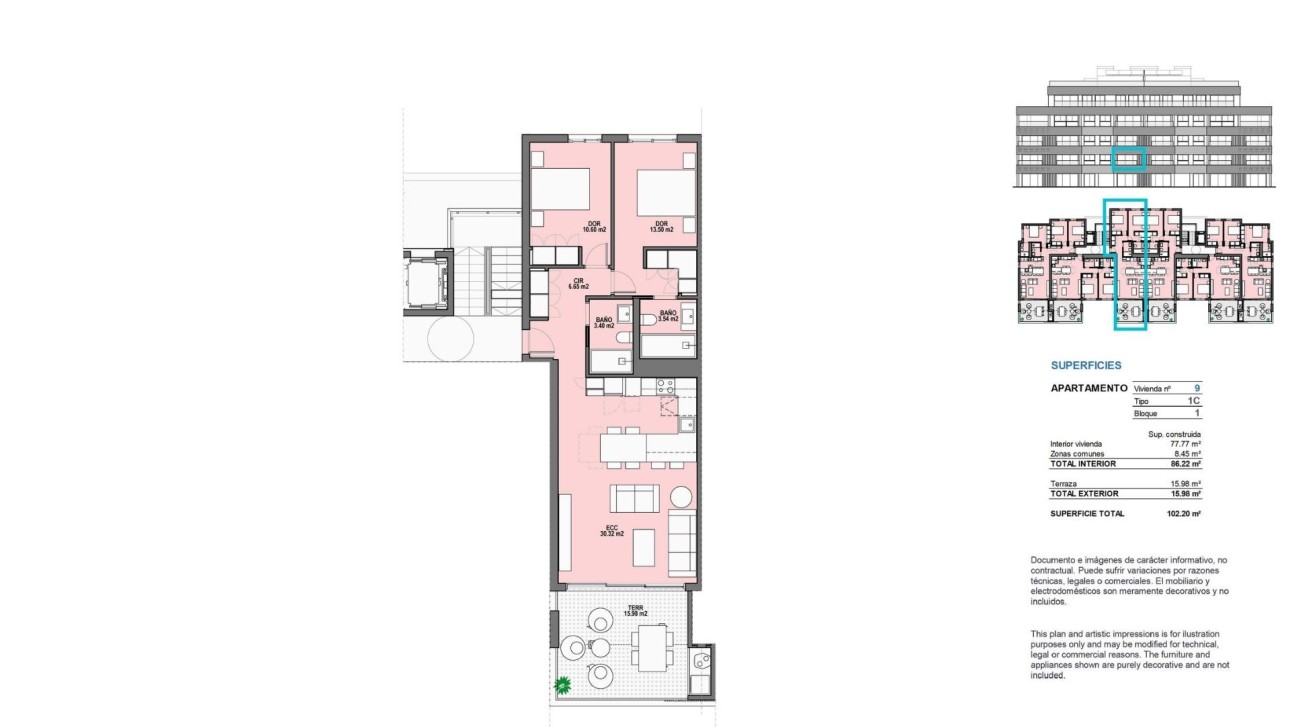 Nieuwbouw Woningen - Apartment - Torre Pacheco - Santa Rosalia Lake and Life Resort