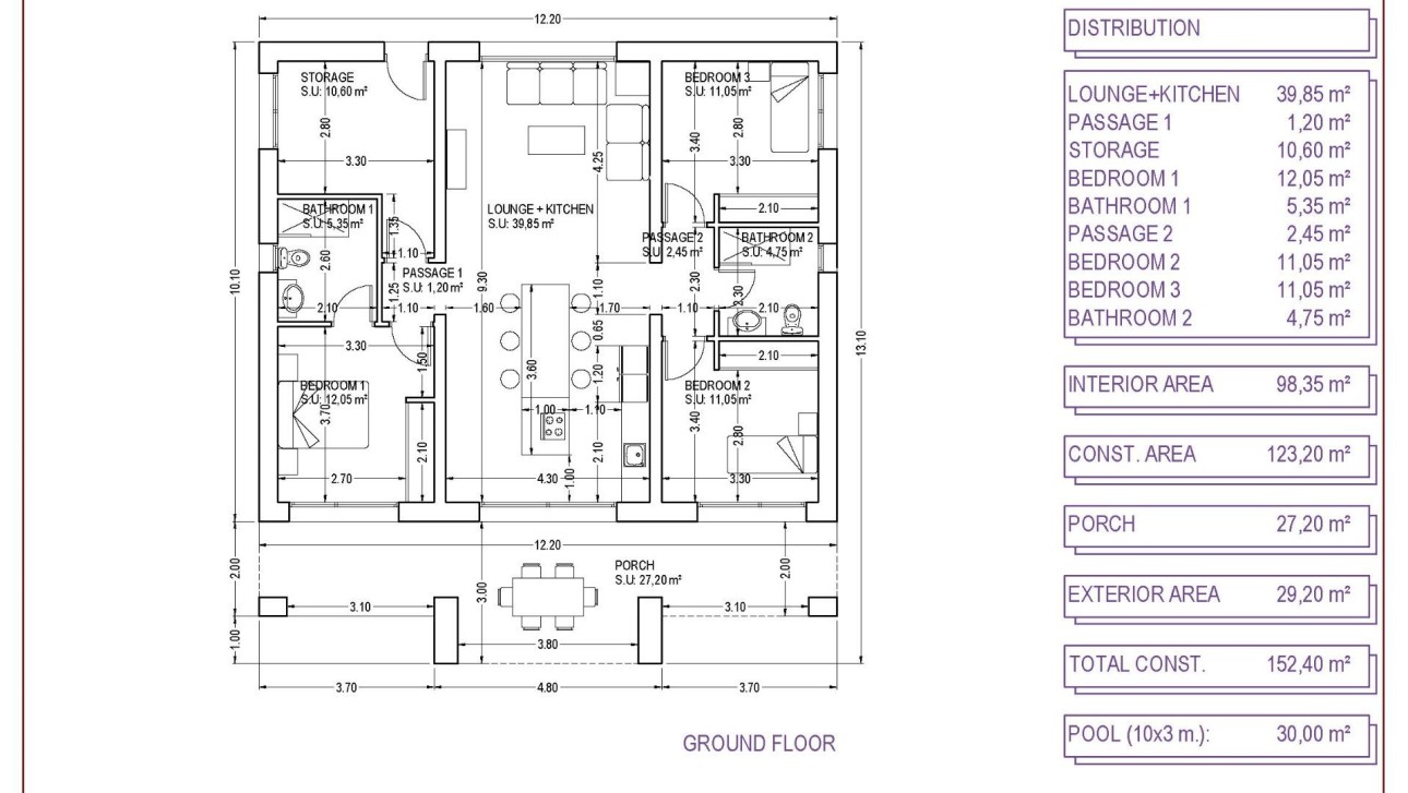 Nieuwbouw Woningen - Villa - Pinoso - Lel