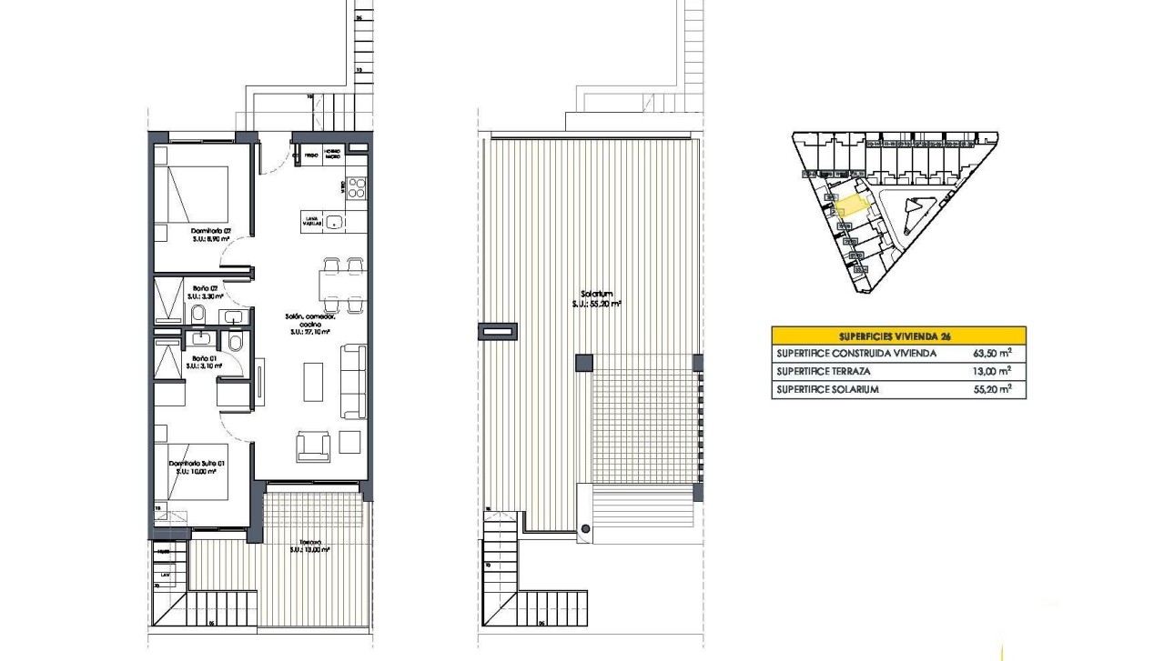 Obra nueva - Bungalow - San Fulgencio - Pueblo
