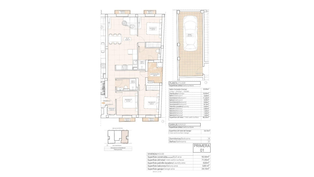 New Build - Apartment - Hondón de las Nieves - Pueblo