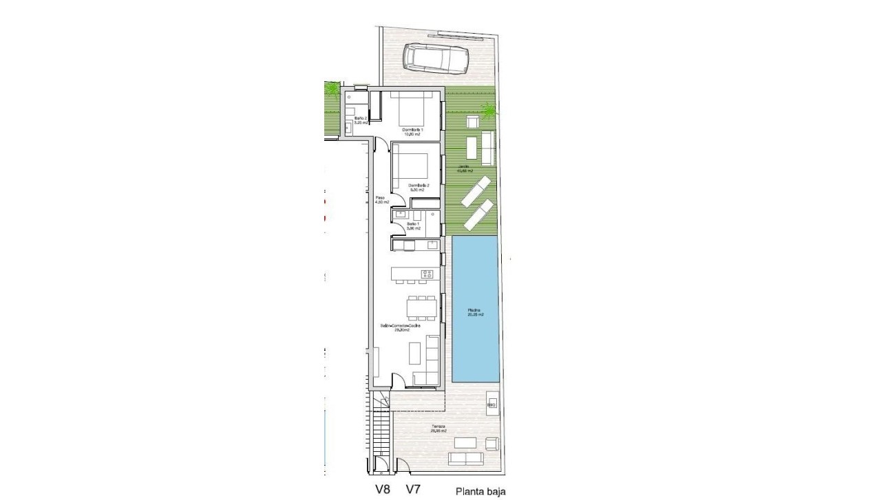 Nowy budynek - Bungalow - Santiago de la Ribera